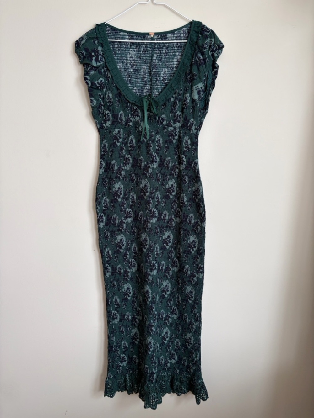 Free People McKenna Dobby Dress Emerald S